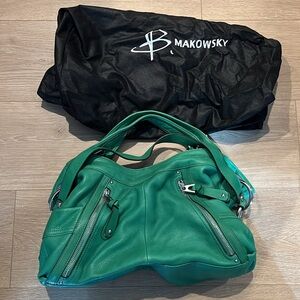 B. Makowsky Purse - Green